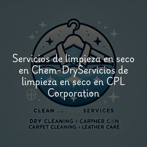 Servicios de limpieza en seco en