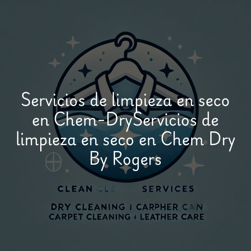 Servicios de limpieza en seco en