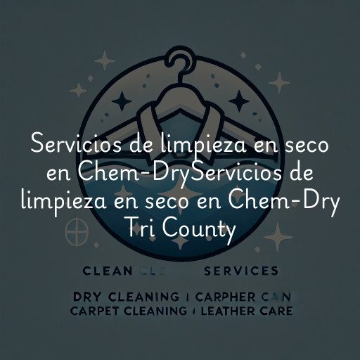 Servicios de limpieza en seco en