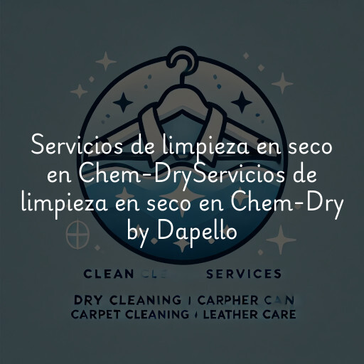 Servicios de limpieza en seco en