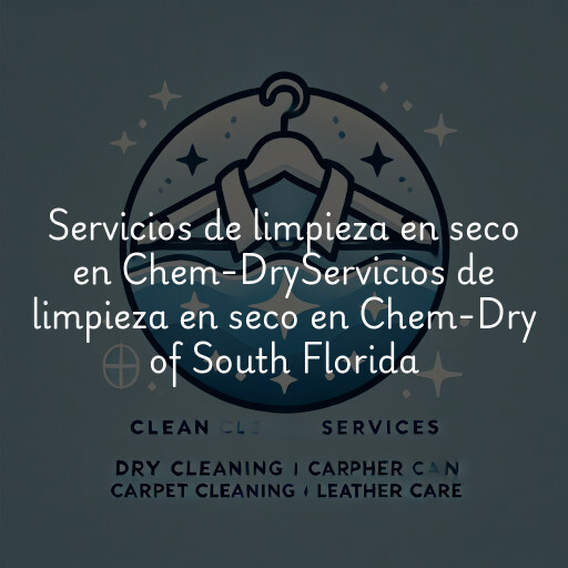 Servicios de limpieza en seco en