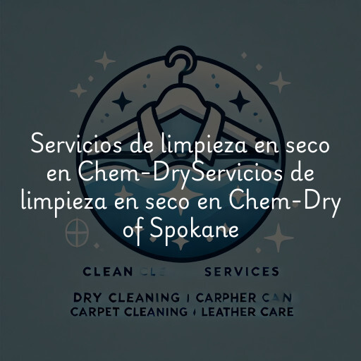 Servicios de limpieza en seco en