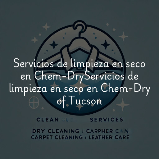 Servicios de limpieza en seco en