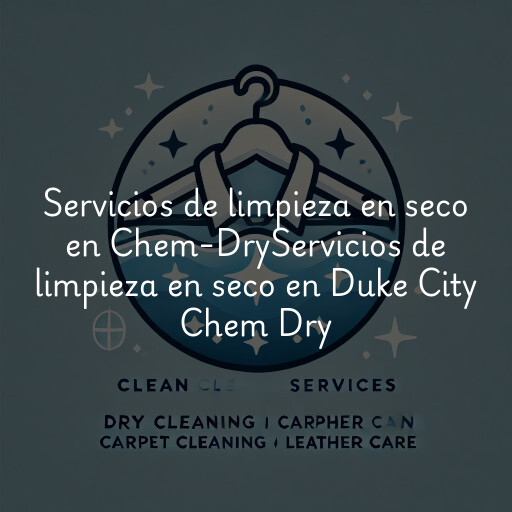 Servicios de limpieza en seco en