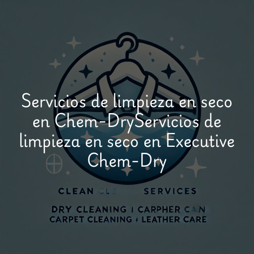 Servicios de limpieza en seco en
