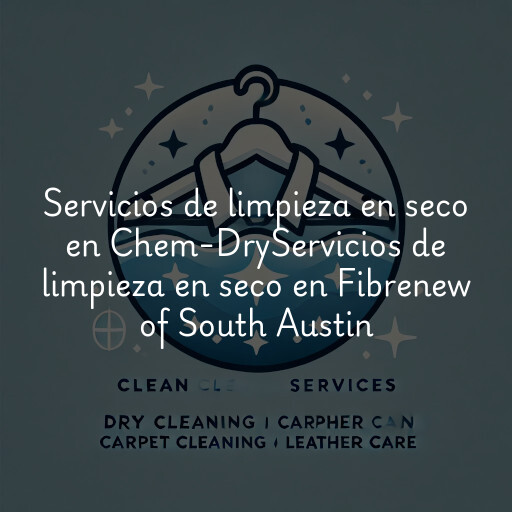 Servicios de limpieza en seco en