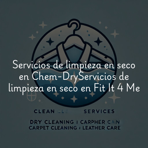 Servicios de limpieza en seco en