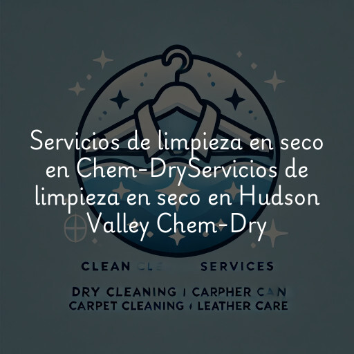 Servicios de limpieza en seco en