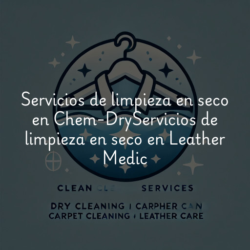 Servicios de limpieza en seco en