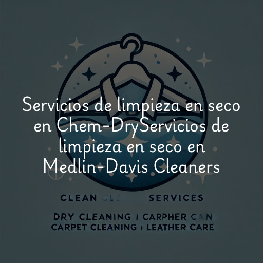 Servicios de limpieza en seco en
