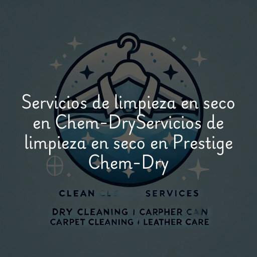 Servicios de limpieza en seco en