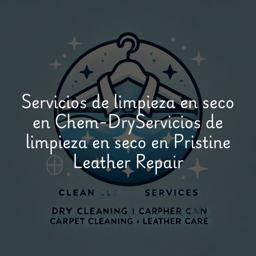 Servicios de limpieza en seco en