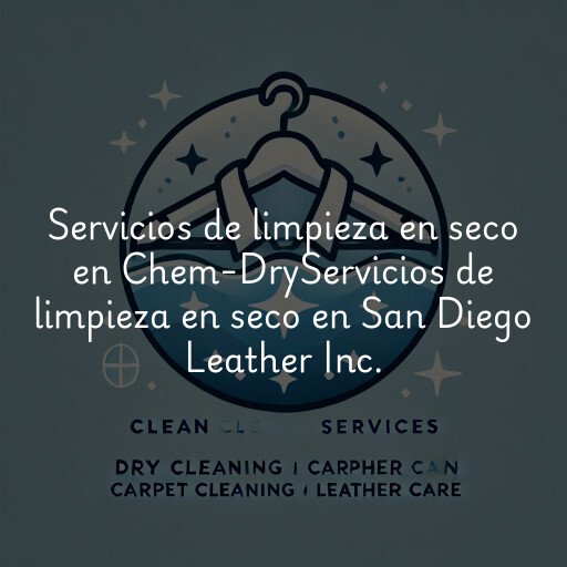 Servicios de limpieza en seco en