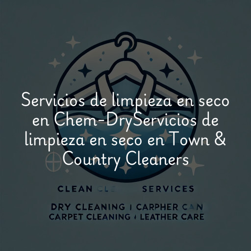 Servicios de limpieza en seco en