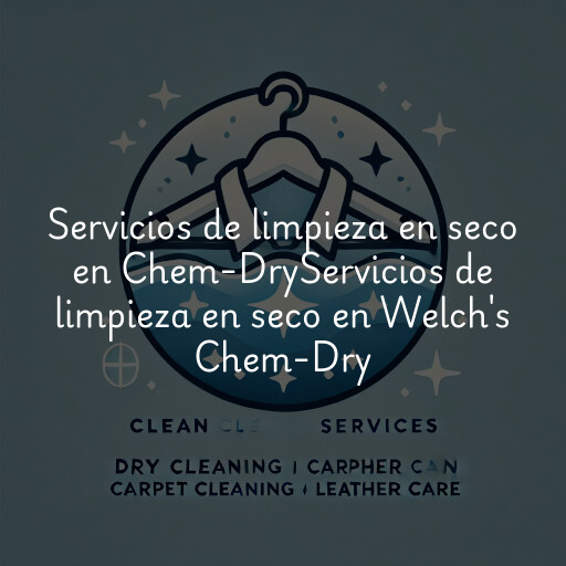 Servicios de limpieza en seco en