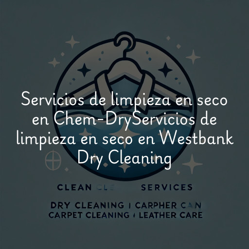Servicios de limpieza en seco en