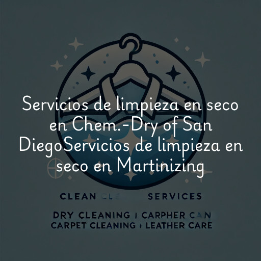 Servicios de limpieza en seco en