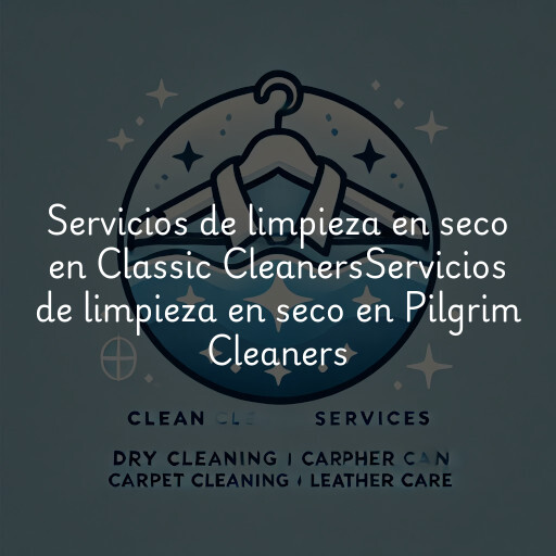 Servicios de limpieza en seco en