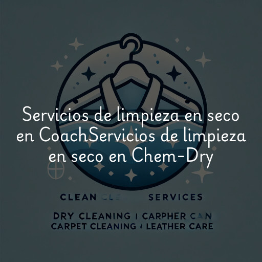 Servicios de limpieza en seco en