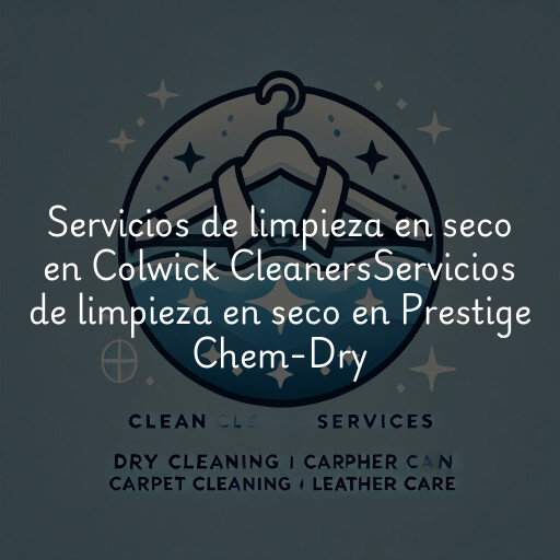 Servicios de limpieza en seco en