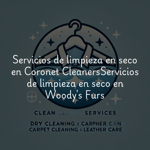 Servicios de limpieza en seco en
