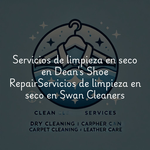Servicios de limpieza en seco en