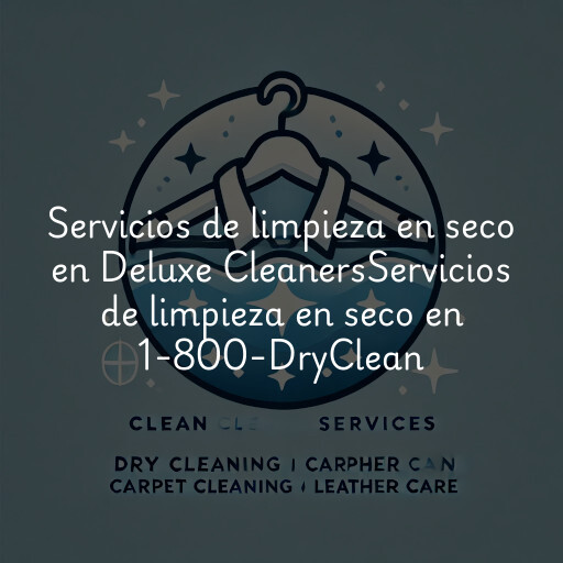 Servicios de limpieza en seco en