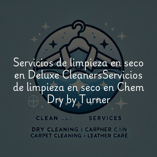 Servicios de limpieza en seco en