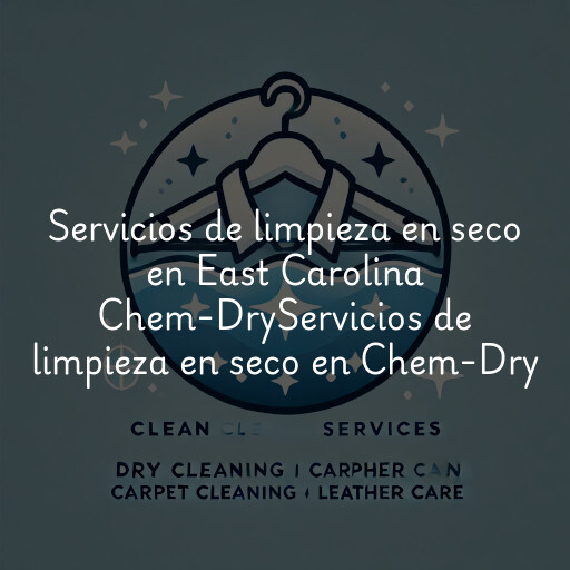 Servicios de limpieza en seco en