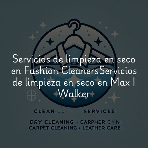 Servicios de limpieza en seco en