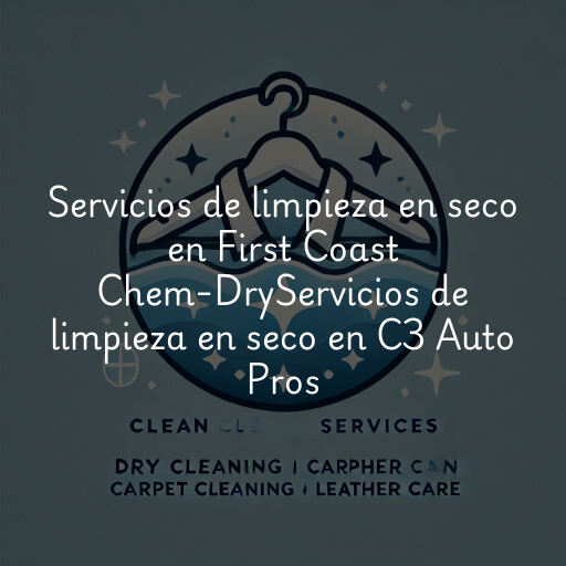 Servicios de limpieza en seco en