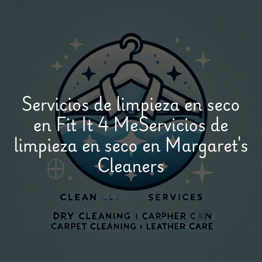 Servicios de limpieza en seco en