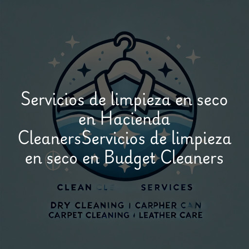 Servicios de limpieza en seco en