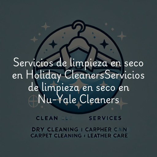 Servicios de limpieza en seco en
