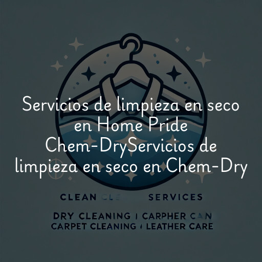 Servicios de limpieza en seco en