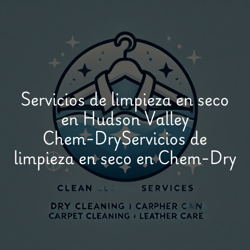 Servicios de limpieza en seco en