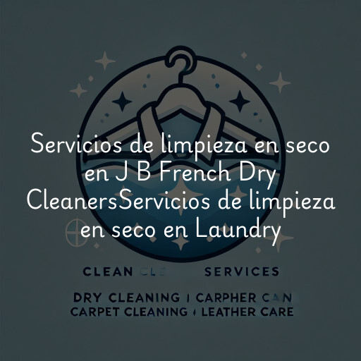 Servicios de limpieza en seco en