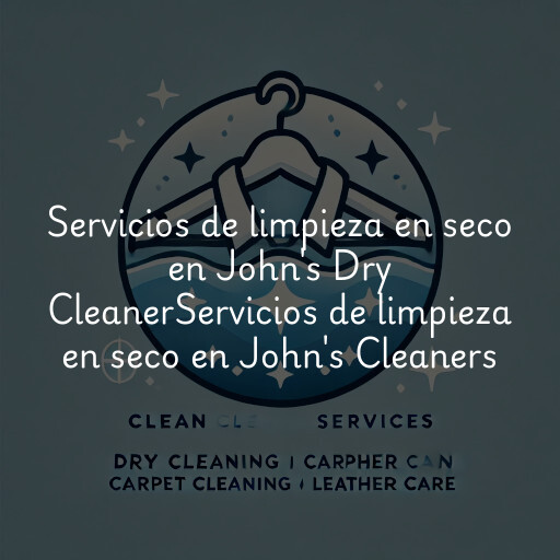 Servicios de limpieza en seco en