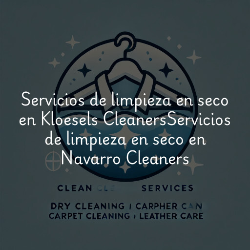 Servicios de limpieza en seco en