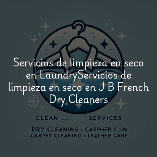 Servicios de limpieza en seco en