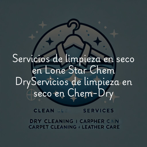 Servicios de limpieza en seco en