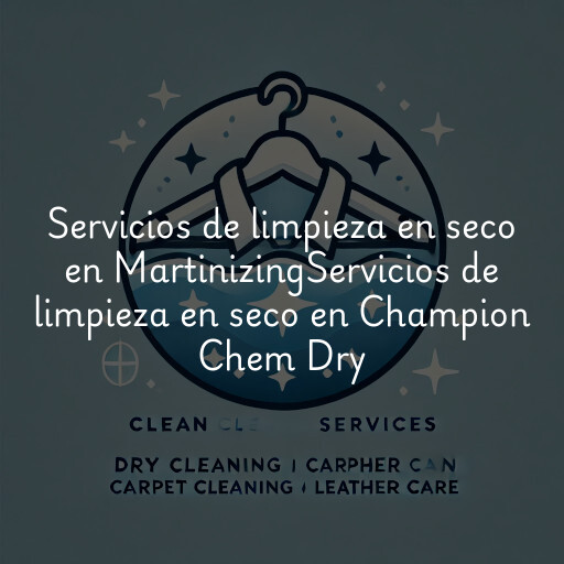 Servicios de limpieza en seco en