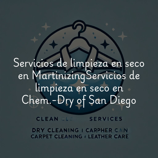 Servicios de limpieza en seco en