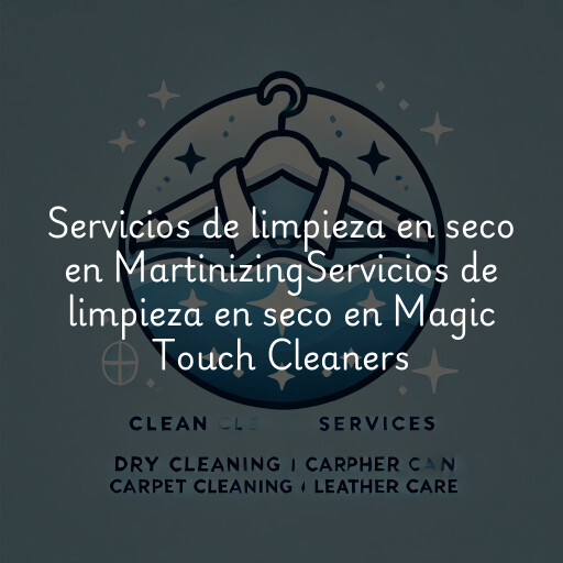 Servicios de limpieza en seco en