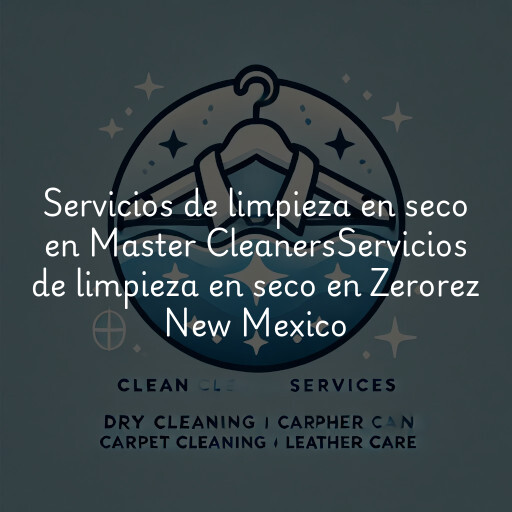 Servicios de limpieza en seco en