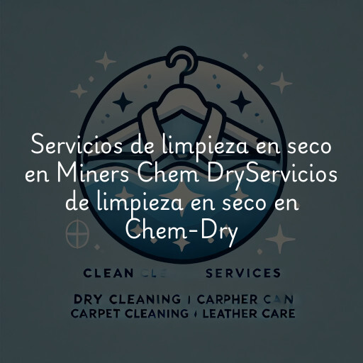 Servicios de limpieza en seco en