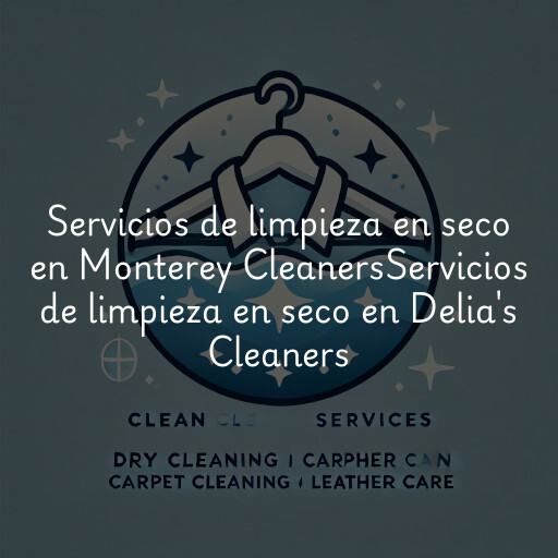 Servicios de limpieza en seco en