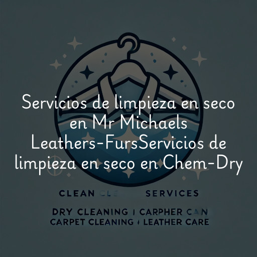 Servicios de limpieza en seco en