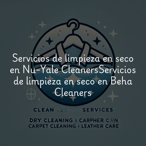 Servicios de limpieza en seco en