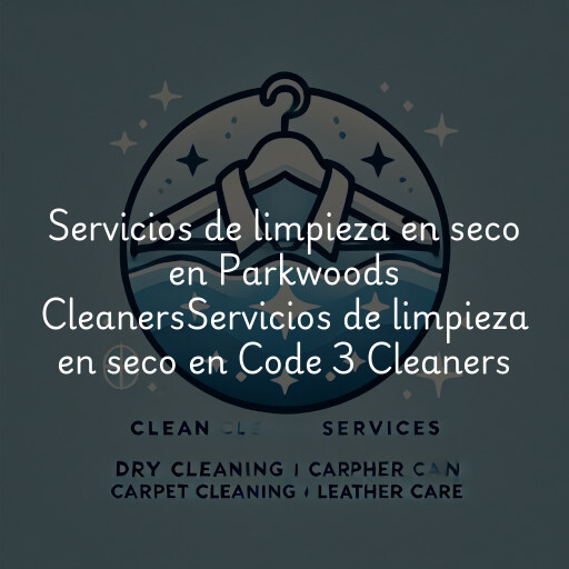 Servicios de limpieza en seco en